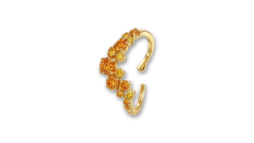 orange melee jewelry